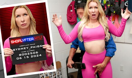 瑜伽技巧帮助一名美女在逮捕期间取悦了一名保安