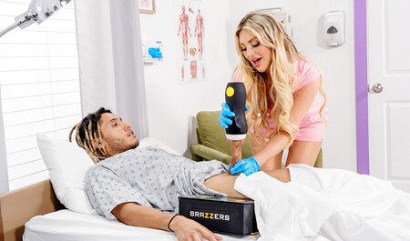 帮助一名黑人男子使用自慰器，甚至与他发生性关系